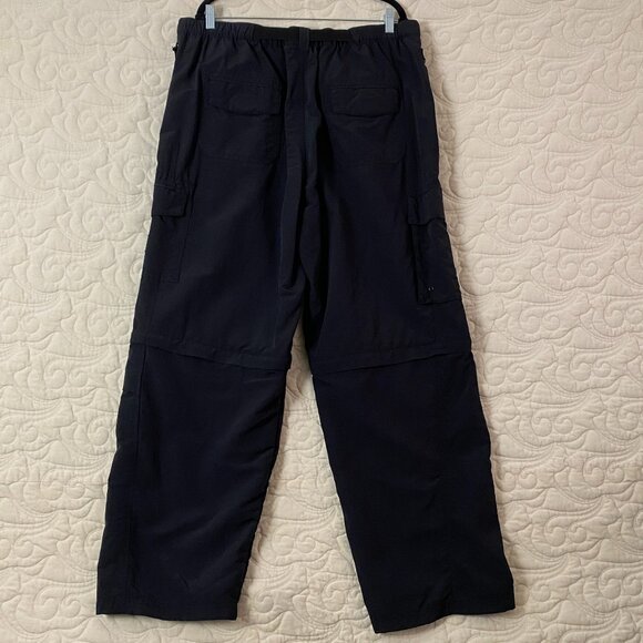 BUM Equipment Convertible Hiking Pants Nylon Black Size XL - Picture 3 of 15